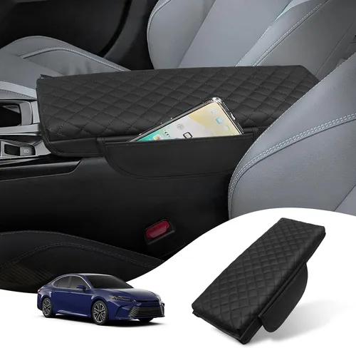 Miniatura 22 de Ajuste Personalizado para Funda de Consola Central 2015-2020 Ford F150, 2017-2022 F250 F350 F450, 2018-2024 Ford Expedition Protector de Brazo