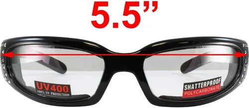 Miniatura 7 de Global Vision Marilyn 3 - Gafas de montar con diamantes de imitación fotocromáticos con oscurecimiento automático, protección UV400 ANSI Z87.1