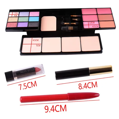 Miniatura 9 de Pure Vie Kit de maquillaje todo en uno para vacaciones, set de regalo cosmético esencial para principiantes que incluye paleta de sombras de ojos