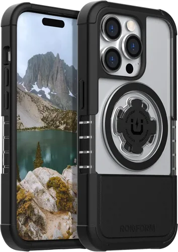 Miniatura 21 de Rokform - Funda para iPhone 14, Serie Rígida, Magnética Dual, Cubierta para iPhone con RokLock de Bloqueo Giratório, Equipo Protector para Apple