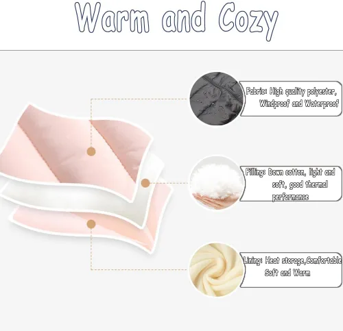 Miniatura 4 de Ilyboz Traje de nieve para bebé, lindo traje de oso para recién nacido, abrigo de invierno cálido con capucha para niños y niñas