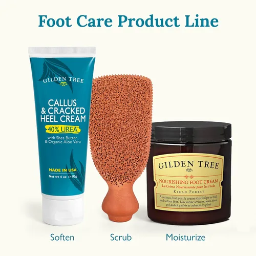 Miniatura 8 de Crema de urea 40 por ciento para pies, tratamiento de talón agrietado de máxima resistencia, crema de pies para callos y pies secos, enriquecida