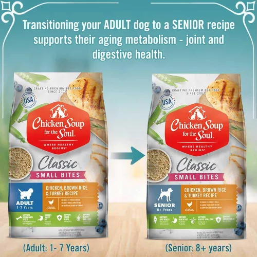 Miniatura 9 de Chicken Soup for The Soul All Natural Premium Small Bites - Alimento seco para perros adultos, primer ingrediente de carne real, sin subproductos