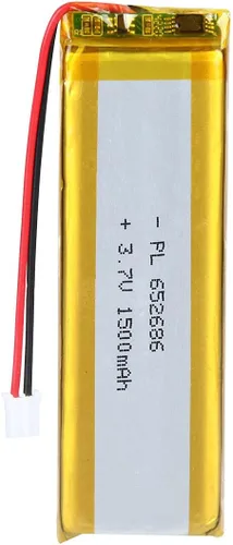 Miniatura 11 de Batería recargable Lipo de polímero de litio de 3.7V 3000mAh 605080 con conector PH2.0.000 in JST para altavoz y dispositivo inalámbrico