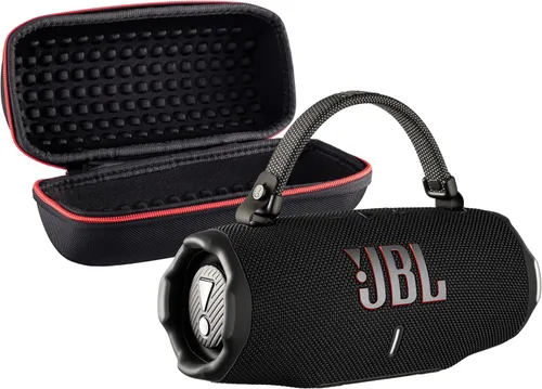 JBL Charge 6 - Altavoz Bluetooth portátil (negro) | IP68 impermeable, a prueba de polvo y caídas, audio inalámbrico al aire libre | 28 horas de