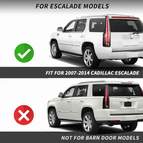 Miniatura 5 de Ensamble de luces traseras con pantalla LED VLAND para Cadillac Escalade SUV de 3ª generación 2007 2008 2009 2010 2011 2012 2013 2014
