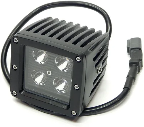 Miniatura 3 de 79916 - Foco LED cuadrado de cara negra de 3 x 3 pulgadas, 16 W (arnés DT 79900/1440 lúmenes), serie negra