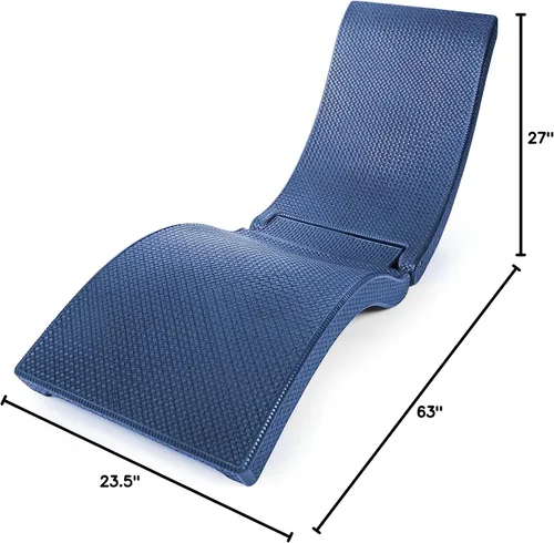 Miniatura 3 de Pool Mate Silla de lujo para piscina, patio, tumbona, azul