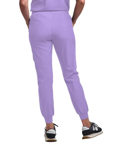 Miniatura 99 de Green Town Conjunto de ropa quirúrgica para mujer, pantalón deportivo y parte superior con cuello en V, 5 bolsillos, cintura de yoga, uniforme