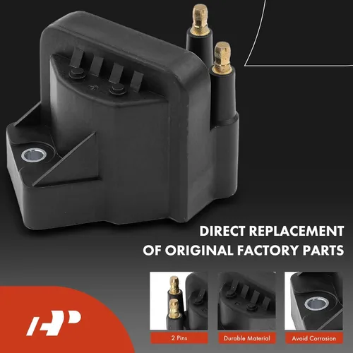 Miniatura 3 de A-Premium Paquete de 3 bobinas de encendido (negro) y 6 bujías de iridio compatibles con Chevrolet Malibu Impala Venture Buick LaCrosse Cadillac