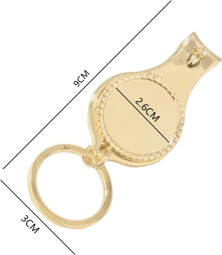 Miniatura 4 de 10 piezas de abrebotellas de oro personalizado llavero cortaúñas versátil y duradero, regalos privados personalizados para fiestas, bodas