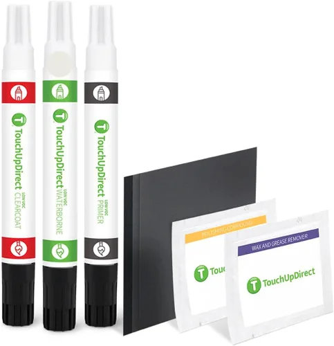 Miniatura 200 de TouchUpDirect LC9A/0Q - Aerosol de pintura de retoque de color blanco puro compatible con Volkswagen Exact Match - Kit esencial