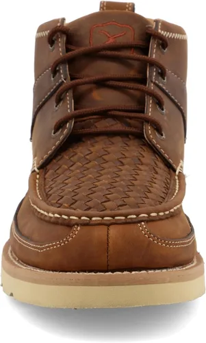 Miniatura 5 de Twisted X Zapatos casuales para hombre, Sillín tejido y sillín aceitado