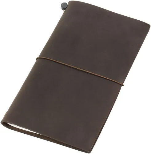 Miniatura 8 de Libreta negra de piel para viajeros Midori