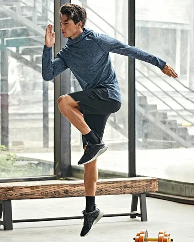 Miniatura 6 de Paquete de 2 pantalones cortos deportivos para hombre de 5 pulgadas, de secado rápido, pantalones cortos de entrenamiento para gimnasio, ligeros