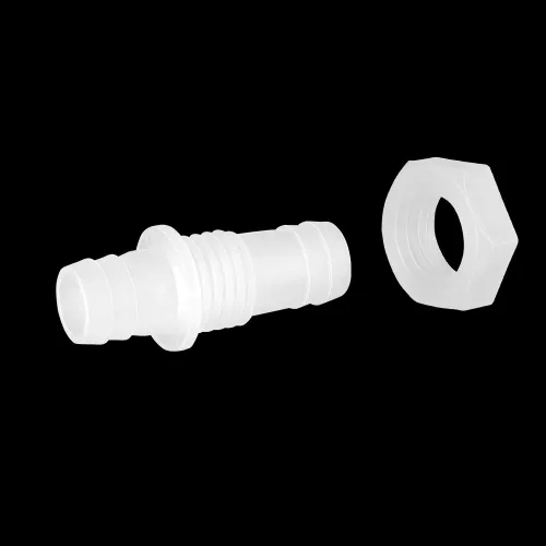Miniatura 4 de Feelers Púa de manguera de 1/2 pulgada a granel, accesorio de púas hexagonales, adaptador de plástico, empalmador de unión con junta