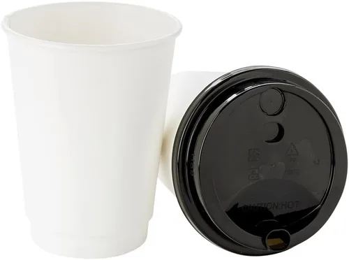Miniatura 41 de Restaurantware Tazas de café de papel de 4 onzas, 25 tazas de papel desechables de doble pared, a prueba de fugas, reciclables, tazas calientes