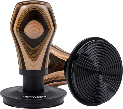 Miniatura 17 de Normcore Tamper para Espresso de 51 mm con base ondulada - Tamper con resorte - Muelles de repuesto de 15 lb / 25 lb / 30 lb - Mango y soporte
