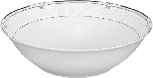 Miniatura 3 de Lorren Home Trends Juego de vajilla de porcelana de 57 piezas, Rio, servicio para 8