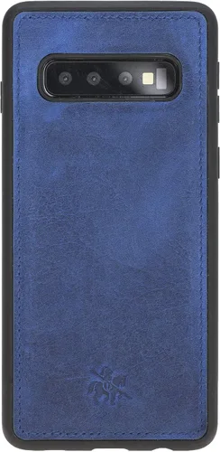 Miniatura 314 de Venito Lucca - Funda de piel compatible con Samsung Galaxy Note 10 (6.3 pulgadas), extra segura, con cubierta trasera acolchada, color negro rústico