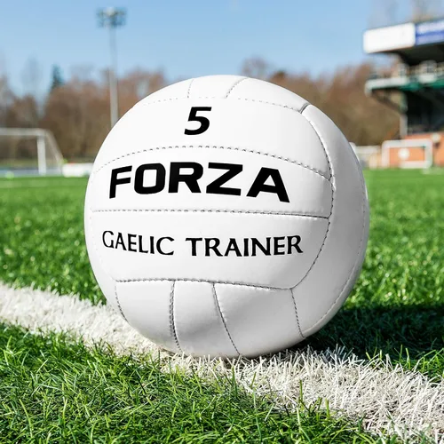 FORZA Fútbol de entrenamiento gaélico | Cámara de aire de alta tecnología | Pelota GAA 100% cosida a mano