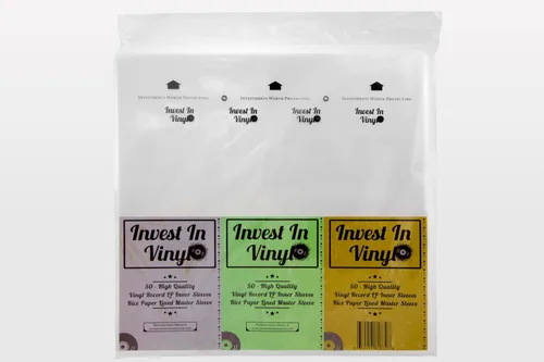 Miniatura 7 de Invest In Vinyl 50 fundas Master Sleeves de papel de arroz antiestáticas LP interiores para discos de vinilo que proporcionan a tu colección LP