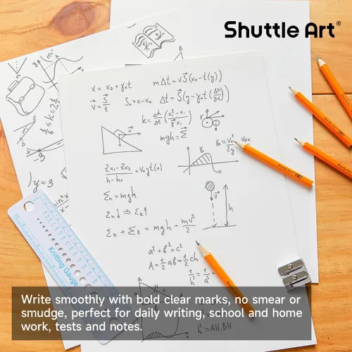 Miniatura 5 de Shuttle Art Paquete de 900 lápices de golf HB #2, mini lápices de madera de 3.5 pulgadas a granel, lápiz pequeño preafilado para niños profesores