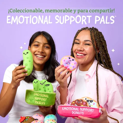 Miniatura 6 de WHAT DO YOU MEME? Donas de apoyo emocional de animales y juguetes de peluche relacionables, juguetes esponjosos y peluches, grandes ideas para seres