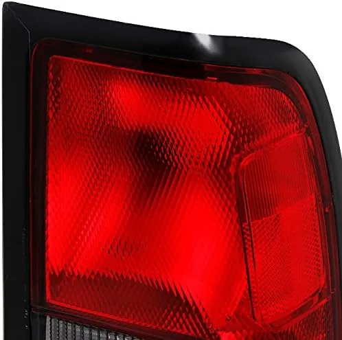 Miniatura 3 de AKKON - Para luces traseras de camioneta Frontier, lámparas de freno izquierda del conductor + reemplazo del lado derecho del pasajero Carcasa roja.