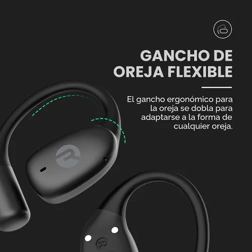 Miniatura 5 de Raycon Essential Open Earbuds – Auriculares inalámbricos True Wireless de oído abierto con Bluetooth 6.0, ultraligeros, diseño de gancho cómodo, Azul