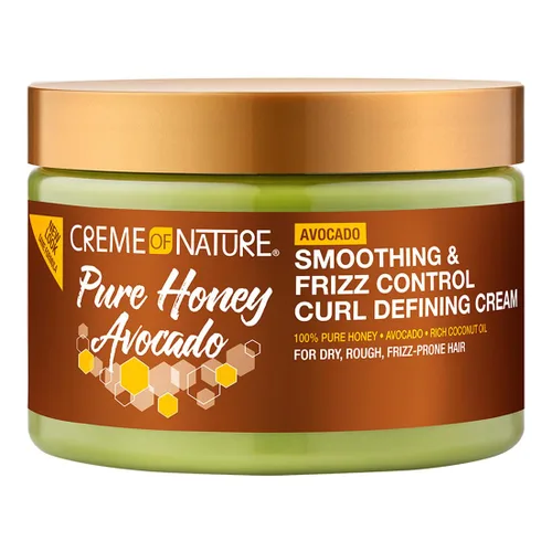 Creme of Nature Pure Honey Define - Crema suavizante de alimentos para el cabello y control del encrespamiento, define y suaviza los rizos
