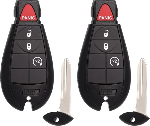 MechanMagic Llavero Fobik de repuesto para Dodge Ram 1500 2013-2021 2500 3500 4500 5500 2013-2018 Pickup Truck Control de arranque remoto de entrada