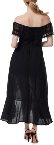 Miniatura 2 de Jessica Simpson Vestido ajustado y acampanado con ribete de encaje para mujer