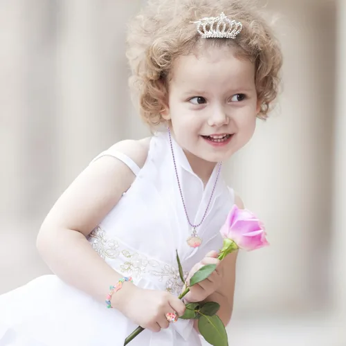 Miniatura 9 de Juego de joyas para niñas pequeñas, joyas de princesa para niñas pequeñas de 4-6 3-5, regalos para niñas de 5 años juguetes, collares de juego