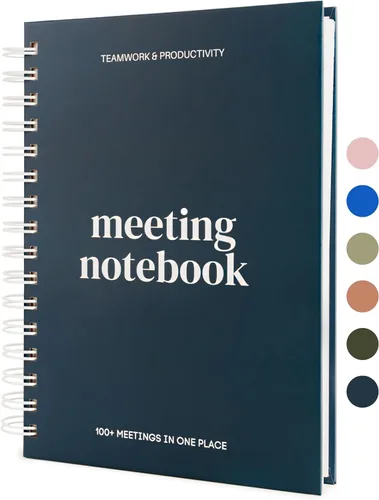 Miniatura 12 de Cuaderno de reuniones Lamare para la organización del trabajo – Cuaderno de trabajo perfecto para tomar notas y planificador de reuniones