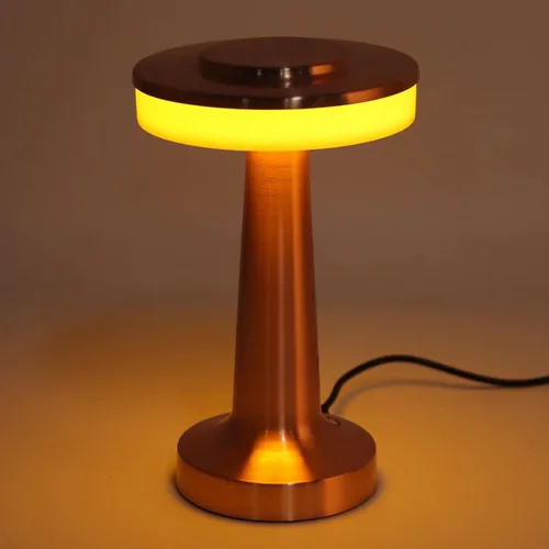 Miniatura 6 de ASHATA LED portátil con control táctil retro, lámparas de mesa modernas, 3 niveles de temperatura de color, luz nocturna recargable para hotel
