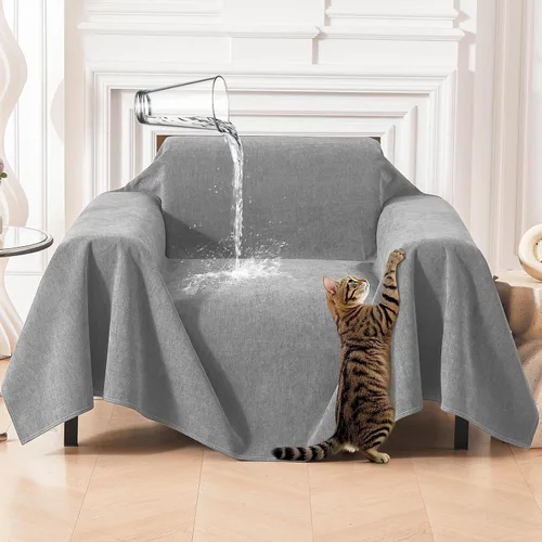 Miniatura 20 de Deep Dream Funda para Sillón Resistente a Arañazos de Gato, Funda Impermeable para Sofá para Perros, Protectores de Sofá Amigables con Mascotas