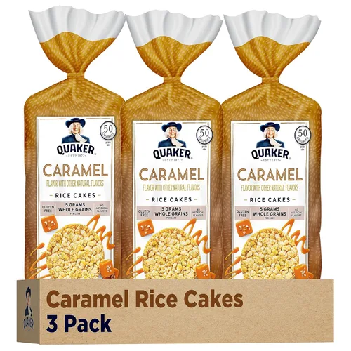 Miniatura 13 de Pasteles de Arroz Grandes Quaker, Cheddar Blanco, 5.5 Oz, Paquete de 3