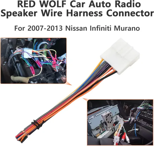 Miniatura 2 de RED WOLF Adaptador de antena de radio estéreo para Nissan Frontier/Pathfinder/Titan 2008-2020, Infinit QX60/G37 2010-2014
