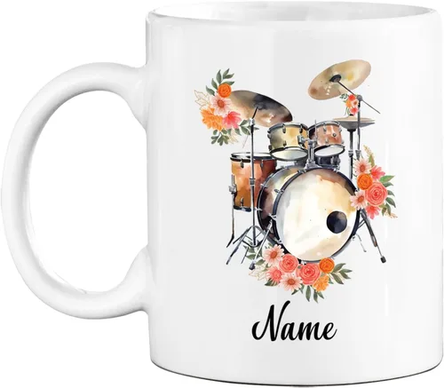 Miniatura 7 de Taza de café de acordeonista personalizada, 11 o 15 onzas, taza blanca para músico, regalo para los amantes del acordeonista