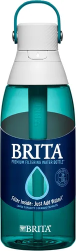 Miniatura 4 de Brita Botella de agua filtrante de plástico duro de alta calidad, sin BPA, reutilizable, reemplaza 300 botellas de agua de plástico, el filtro dura