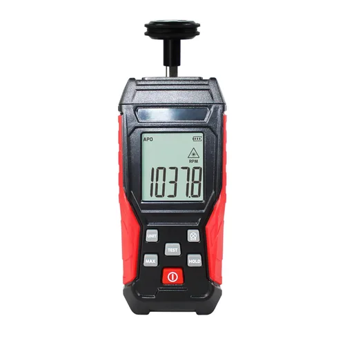 Miniatura 7 de HFS (R) Tacómetro de contacto y sin contacto tacómetro digital, sin contacto 3 ~ 100000RPM y contacto 3 ~ 19999RPM, tacómetro RPM de alta precisión