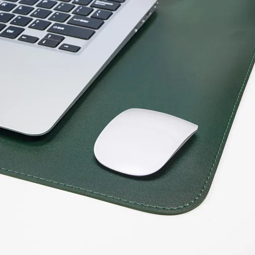 Miniatura 4 de Protector de escritorio de cuero, tapete de escritorio grande con corcho natural y piel sintética, alfombrilla para mouse, alfombrilla de escritorio