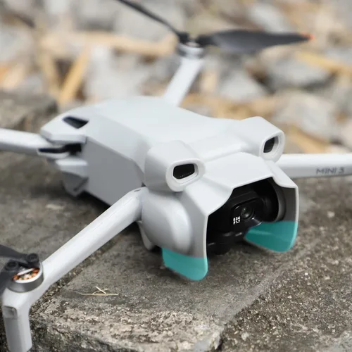 Miniatura 4 de Parasol de lente para DJI Mini 3 Accesorios para drones, parasol antideslumbrante cubierta protectora para cámara cardán para Mini 3 Drone Negro
