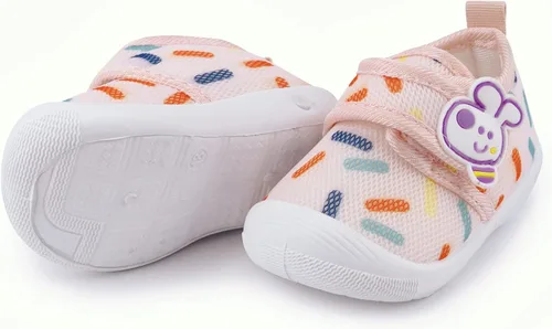 Miniatura 4 de WILLFUN Toddler Squeaky Shoes Baby Boy Girl First-Walking Sneakers Infant Soft Sole Little Kid Trainers for 0-3-Year-old First Walkers