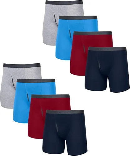 Fruit of the Loom Ropa interior de algodón premium sin etiquetas para hombre (regular y hombre grande)