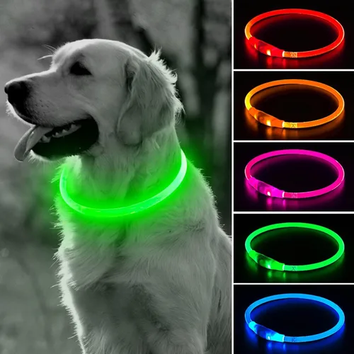 Miniatura 12 de BSEEN Collar LED para Perro - Collar LED para Perro Recargable Resistente al Agua - Collar LED para Mascotas de TPU Cortável para Perros Pequeños