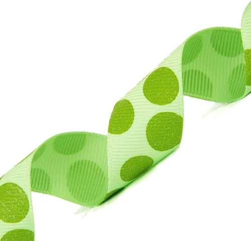 Miniatura 26 de Morex Ribbon Sugar Dots - Cinta de grogrén con purpurina, 7/8 pulgadas por 20 yardas, aguamarina/lavanda (98805/20-612)