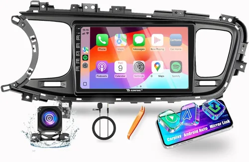 Miniatura 9 de Para Kia Optima K5 2011-2013 Car CarPlay Android Navegación Automática Estéreo GPS Radio Reverse Cámara Pantalla 9 "IPS Pantalla Táctil Headunit