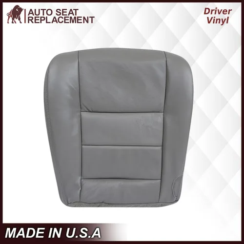 Miniatura 5 de 2003 2004 2005 2006 2007 Ford F250 F350 Lariat Funda de Asiento de Cuero Sintético Reemplazo, Fundas de Asiento de Vinilo para Ford F250 F350 Negro